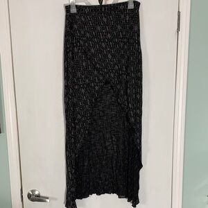 Billabong Vintage 90’s Black Asymmetrical High Low Skirt Size L